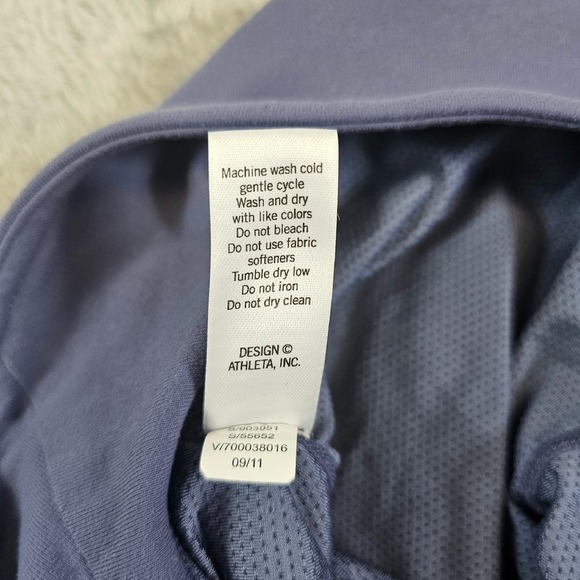 Athleta Oasis Skort Blue State Athletic Skirt Women's Medium Pockets Golf Tennis - Picture 9 of 9